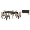 Reseda 8-piece Dining Set With Sideboard Ash Brown — product view 2
