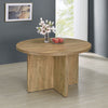 Jamestown Round 47-inch Composite Wood Dining Table Mango — product view 2