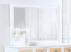 Bexhill Dresser Mirror White — product view 2