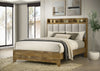 Henderson 57-inch Queen Bookcase Panel Bed Medium Oak — product view 2