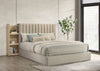 Arielle Queen Bookcase Panel Storage Bed Light Oak — product view 2