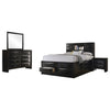 Briana 4-piece Queen Bedroom Set Black — product view 2