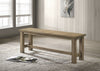 Cardova 51-inch Solid Wood Dining Bench Vineyard Oak — product view 2