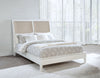 Bexhill 56-inch Upholstered Queen Panel Bed White — product view 2