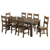 Coleman 9-piece Rectangular Dining Set Rustic Golden Brown — product view 2