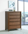 Maderia 5-drawer Chest of Drawers Walnut — product view 2