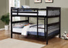 Chapman Wood Full Over Full Bunk Bed Black — product view 2