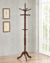 Achelle 11 Hook Freestanding Coat Rack Hat Hanger Tobacco — product view 2
