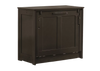 Night & Day Orion Twin Murphy Cabinet Bed — Dark Chocolate