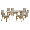 Croyden 7-piece Rectangular Dining Set Weathered Natural — product view 2