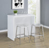 Topanga Engineered Wood Freestanding Home Bar White — product view 2
