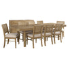 Arini 9-piece Extension Leaf Dining Table Set Sand Wash — product view 2