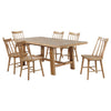 Middleton 7-piece Extension Leaf Dining Set Natural Brown — product view 2