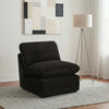 Collins Modular Armless Chair Chocolate Brown — product view 2