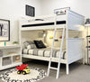 Dock48 Beadboard Full/Full Bunk Bed — White