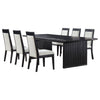 Brookmead 7-piece Extension Leaf Dining Table Set Black — product view 2