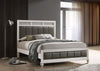 Barzini Wood Queen Panel Bed White — product view 2
