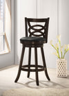 Calecita Wood Swivel Bar Chair Cappuccino (Set of 2) — product view 2