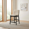 Redbridge Upholstered Counter Chair Cream and Black (Set of 2) — product view 2
