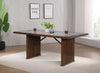Sherwood 72-inch Rectangular Dining Table Brown — product view 2
