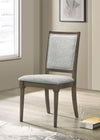 Onslow Upholstered Dining Side Chair Dark Brown (Set of 2) — product view 2