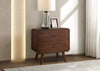 Robyn 2-drawer Nightstand Bedside Table Dark Walnut — product view 2