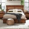 Winslow Wood Queen Panel Bed Smokey Walnut and Coffee Bean — product view 2