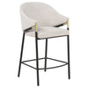 Chadwick Fabric Upholstered Counter Height Chair Beige (Set of 2) — product view 2
