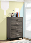 Watson 5-drawer Bedroom Chest Grey Oak — product view 2