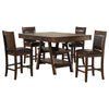 Dewey 5-piece Rectangular Dining Table Set Walnut — product view 2