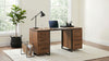 Berhalter 6-Drawer Double Pedestal File Computer Desk — product view 2