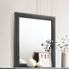 Melody Upholstered Dresser Mirror Grey — product view 2