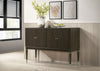 Reseda 4-door Dining Sideboard Server with Shelves Ash Brown — product view 2