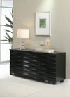 Stanton 3-drawer Sideboard Buffet Storage Cabinet Black — product view 2