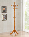 Achelle 11 Hook Freestanding Coat Rack Hanger Golden Brown — product view 2