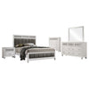 Barzini 5-piece Queen Bedroom Set White — product view 2