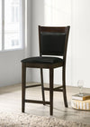 Jaden Upholstered Counter Chair Espresso (Set of 2) — product view 2
