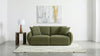 Elysia Fabric Upholstered Modular Lounge Loveseat Green — product view 2