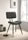 Misty Leather Upholstered Dining Chair Espresso (Set of 2) — product view 2