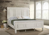 Sandy Beach 63-inch Eastern King Wood Panel Bed Cream White — product view 2