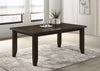 Dalila Rectangular 66-inch Wood Dining Table Cappuccino — product view 2
