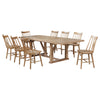 Middleton 9-piece Extension Leaf Dining Set Natural Brown — product view 2