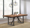 Spring Creek 77-inch Extension Dining Table Natural Walnut — product view 2