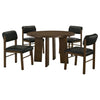 Strouse 5-piece Dining Set Black and Walnut — product view 2