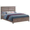 Brantford Wood Queen Storage Panel Bed Barrel Oak — product view 3