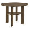 Ottowa 5-piece Round Counter Height Dining Room Set Brown — product view 3