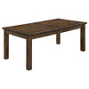 Coleman 5-piece Rectangular Dining Set Rustic Golden Brown — product view 3