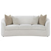 Rainn Boucle Upholstered Sloped Arm Sofa Latte — product view 3
