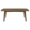 Malone Rectangular 78-inch Wood Dining Table Dark Walnut — product view 3