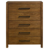 Adderley 5-drawer Bedroom Chest of Drawers Warm Brown — product view 3